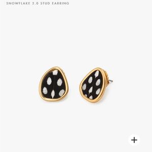Brackish Snowflake Stud Earrings